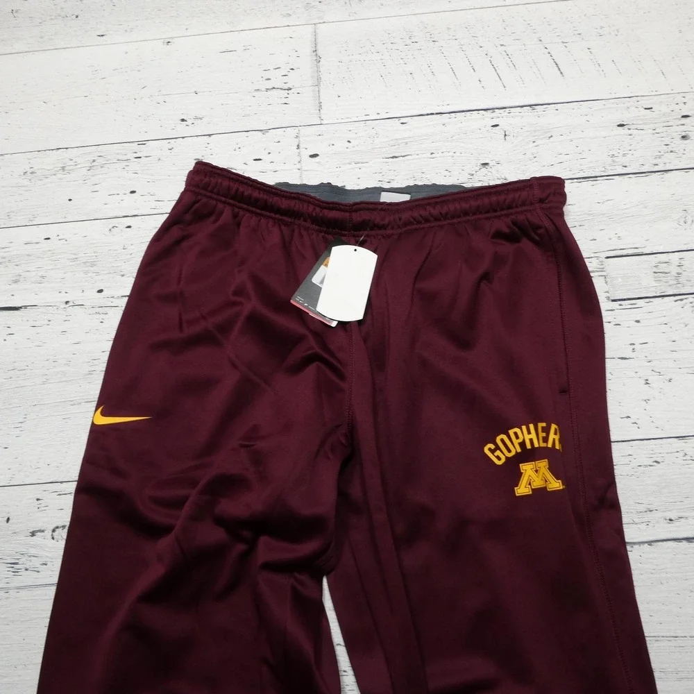 Minnesota Golden Gophers Pants Mens 2XL Red NCAA Football Nike Therma Fit Warm